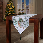 Chemin de table "Faon", 40 x 140 cm