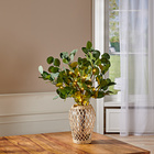 Lot de 2 rameaux d'eucalyptus LED