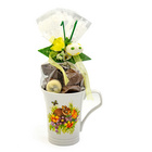 Mug "Nid de Pâques" garni de chocolats belges