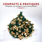 Sapin pliable décoré 120 cm