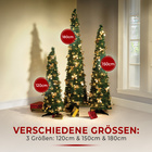 Sapin pliable décoré 120 cm