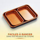 Mini-plats, lot de 3 cuivré