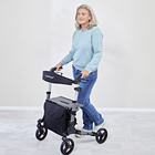 Déambulateur premium en aluminium anthracite