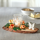 Ensemble photophore pour bougie chauffe-plat