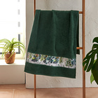 Serviette vert foncé Eldo, 50x100 cm