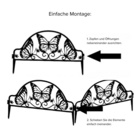 Clôture "Papillon", 4 pièces Gainsborough