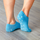 Lot de 2 paires de chaussettes au gel, rose et bleu