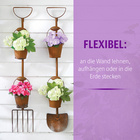 Lot de 2 pots de fleurs rustiques Gainsborough