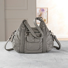 Sac avec bandoulière amovible , gris