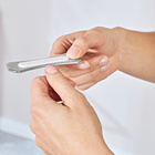 Lime rainurée au saphir Solingen Titania