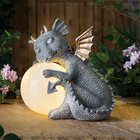 Dragon avec boule solaire