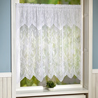 Rideau dentelle140 x 140 cm, blanc Eldo