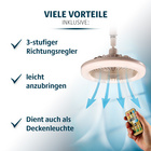 Ventilateur de plafond avec lumière Bergström