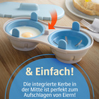 Pocheuse à œufs pour micro-ondes 2 en 1 Basilico