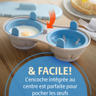 Pocheuse à œufs pour micro-ondes 2 en 1 Basilico