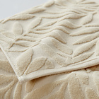 Lot de 2 serviettes invités, beige 35 x 35 cm