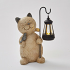 Chat avec lanterne solaire Gainsborough