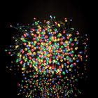 Guirlande solaire avec 100 LED, multicolore