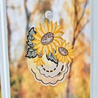 Suspension textile Tournesols