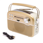 Radio solaire look rétro Bergström