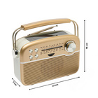 Radio solaire look rétro Bergström