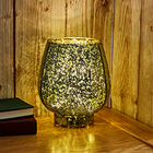 Photophore avec guirlande lumineuse LED Eldo