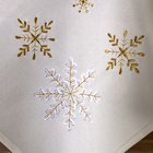 Nappe "Flocons de neige" Ø 160 cm Eldo