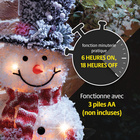 Bonhomme de neige LED "Frosty" Gainsborough