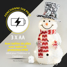 Bonhomme de neige LED « Mr. Frosty » Gainsborough