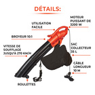 Souffleur à feuilles électrique Victor Tools