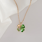 ﻿﻿Collier "Trèfle porte-bonheur"
