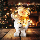 Bonhomme de neige LED avec sapin Eldo