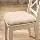 Lot de 2 coussins de chaises, blanc Eldo