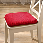 Lot de 2 coussins de chaises, rouge Eldo