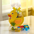 Pochette canard garnie Eldo, jaune