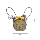 Lot de 3 décorations en bois "Têtes de lapins" Eldo