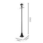 Lampadaire solaire Gainsborough