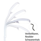 Lampe LED lumière du jour, gris