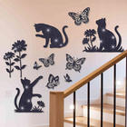 Lot de 11 stickers muraux "Chats" Eldo