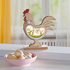 Coq en bois LED "Henry" Eldo