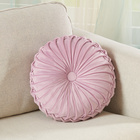 Coussin rond Eldo, lilas