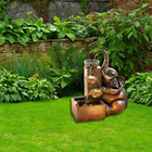 Fontaine solaire avec éléphant Gainsborough