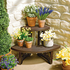 Banc d'angle pour plantes 2 étages Gainsborough