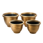 Pots de fleurs Gainsborough, coloris bronze