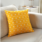 Housse de cousin jaune soleil 45 x 45 cm Eldo