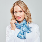 Foulard en mousseline "Brise marine"