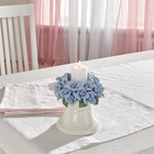 Bougeoir "Roses" Eldo, bleu