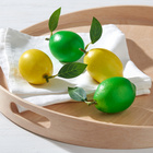 Décoration de table Citrons + limons Set de 4 pièces Eldo