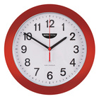 Horloge murale, rouge/blanc Bergström