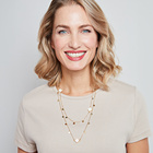 Collier " Fleur" à 2 rangs